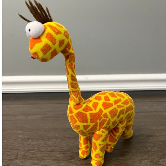 Vintage 1996 Toy Concepts Yellow Dinosaur Plush‎ - Picture 1 of 5